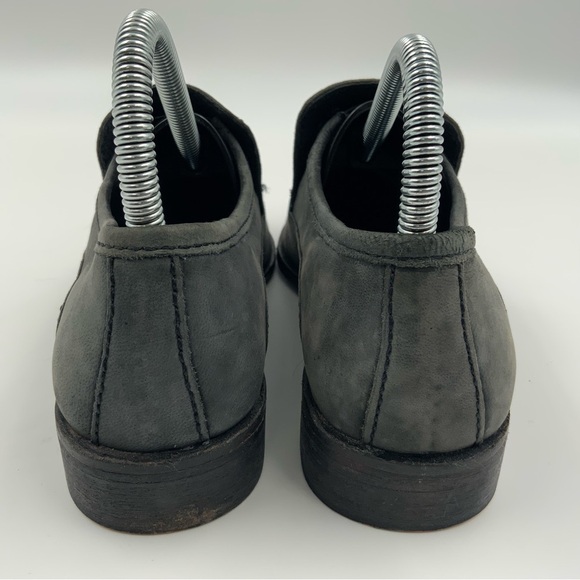 FREE People Gray Brady Leather Western Loafers. Size 37. - Picture 8 of 9